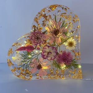 Pressed Flower Night Light